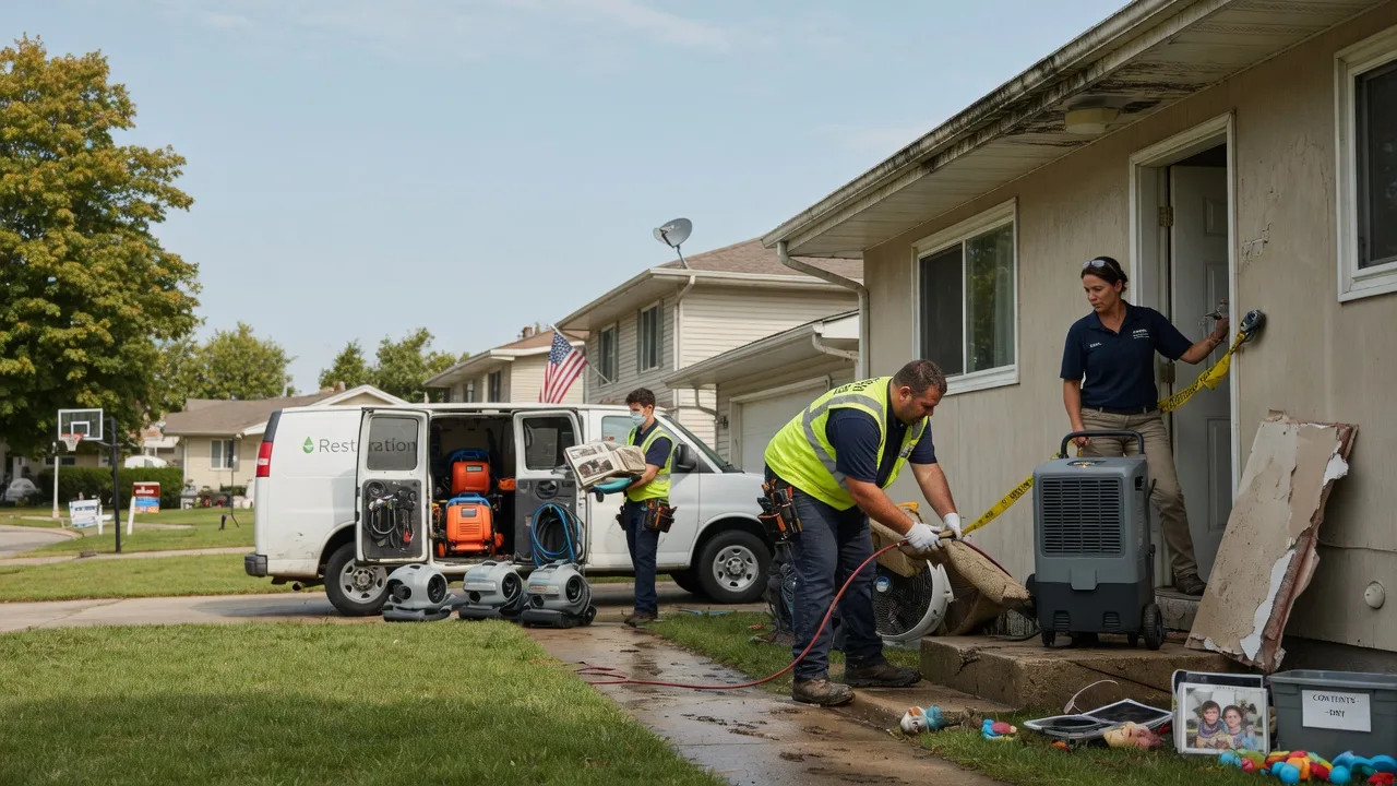 Water Damage Restoration in Sandston, VA near me